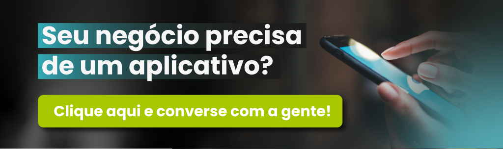 Desenvolvimento mobile - CTA conversa comercial