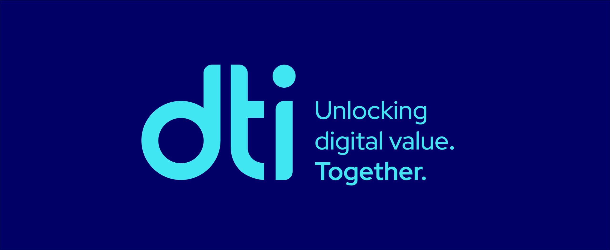 Seu parceiro de tecnologia. Nova logo dti digital